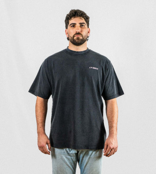 Camiseta Vercello Keels Negra Oversize
